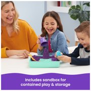 Kinetic Sand Sandbox Set Purple Sand, Tools & Storage