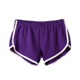 thumbnail image 3 of Jxximdong Shorts for Women Women Casual Solid Summer Sports Shorts Workout Yoga Shorts Active Shorts Purple L Pants, 3 of 5