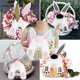 thumbnail image 2 of Easter Rabbit Wreath Decor Front Door Easter Bunny Shape Garland Wall Decor, 2 of 4