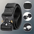 thumbnail image 4 of Tactical Men Belt, Military Style Heavy Duty Nylon Work Belts, 4 of 5