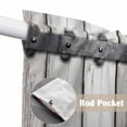 thumbnail image 4 of Farmhouse Rustic Swag Valances for Windows, Kitchen Window Curtains Over Sink, Vintage Country Wooden Grain Window Treatment Curtains for Living Room/Bedroom Curtains 2 Panel Sets 36"x45", 4 of 8