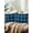 Navy, Blue, White, variant on Outdoor Pillows Waterproof, Black Checkered Throw Pillows with Inserts Included, Farmhouse Buffalo Plaid Modern Indoor Outdoor Decorative Lumbar Pillow for Bed/Couch/Patio 16"x16", 1Pcs