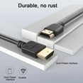 thumbnail image 5 of 4K HDMI Cable 10ft 18Gbps High Speed 2.0b Nylon Braided UHD ARC Audio Return 4K 2K 1080p HDR 48-Bit Compatible TV Monitor Laptop Gaming Streaming Durable Metal Shielding, 5 of 5