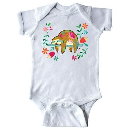 

Inktastic Sloth Gifts for Girls Gift Baby Girl Bodysuit
