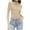 Beige, variant on RYRJJ Women's Mock Turtleneck Long Sleeve Shirts Ribbed Knit Lightweight Pullover Sweater Stretch Fitted Thermal Basic Tops(Light Blue,S)