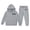 Grey, variant on YunPes Boys USA Sweatshirt Suits Letter & Flag Print Hoodies Harems Pants with Elastic Waist Independence Day Pullover Outfits