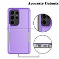 thumbnail image 6 of For Samsung Galaxy S25 Plus Case, Njjex Shockproof Heavy Duty Rugged Dual Layer Cover with Military Grade Protection, Non-Slip Textured Bumper - Purple, 6 of 7