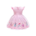 thumbnail image 3 of ATAIKU 1-6T Toddler Kids Girls Halloween Princess Dress Up Baby Girls Tulle Dress for Birthday Christmas Party, 3 of 8