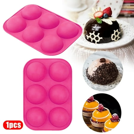 

GuaLeg Half Ball Sphere Silicone Cake Mold Muffin Chocolate Cookie Baking Mould Pan