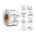 thumbnail image 1 of Thank You Label Stickers, 500 Pcs Thank You Label Stickers Round Stickers for Gift Wrapping Envelope Dessert Box Jam Jar, Little Elephant, 1 of 5