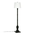 thumbnail image 5 of Evelyn&Zoe Minnie Farmhouse Floor Lamp with Fabric Shade, Blackened Bronze/White, 5 of 12