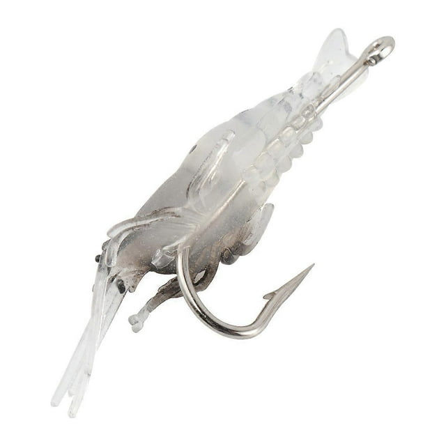 Multi-Colored Soft Shrimp Lure with Hook for Fishing Use PVC Material 4cm