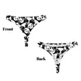 thumbnail image 3 of Balery Seamless Pattern Cute Panda Tangas de Algodón para Mujer con Estampado – Ropa Interior Sexy, Transpirable, G-string-3X-Large, 3 of 6