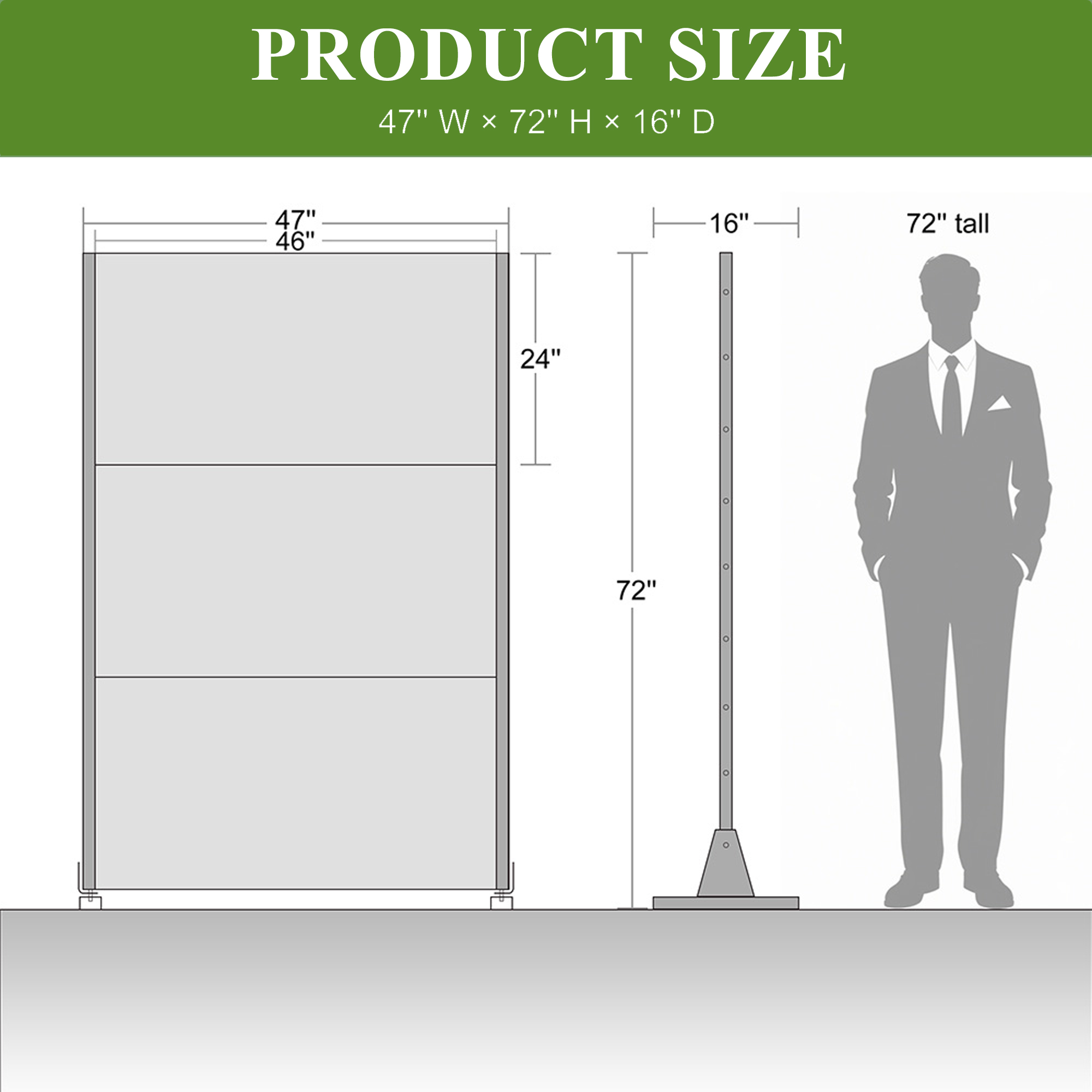 MAYEERTY 72×47" Outdoor Gray Olive Metal Privacy Panel Screen for Backyard & Garden, Snowflake Pattern