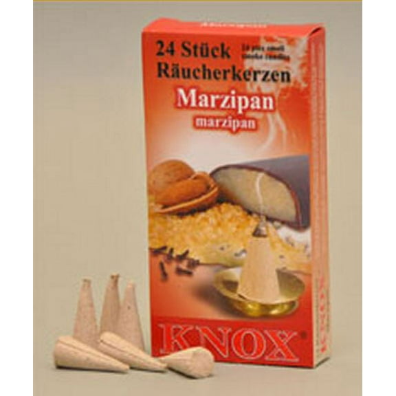 Knox Marzipan Scent German Incense Cones Made in Germany for Christmas Smokers