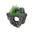thumbnail image 2 of Floating Turtle Hideout Aquarium Resting Pad Fish Shelter,B, 2 of 7