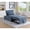 Blue+Grey, variant on Pine Frame - Transformable Sofa Chair - Living Area Application - Durable Seating