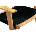 thumbnail image 5 of Balkene Home Kingsmen Armchair Natural Finish Midcentury Sofa Chair Indoor & Outdoors Heavy Duty, 5 of 8