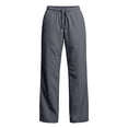 thumbnail image 4 of PNTUTB Women's Straight Leg Pants Elastic Waist Drawstring Loose Casual Solid Color Comfort Workout Trendy Pants with Pockets, 4 of 6