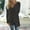 Black, variant on Babysbule Women's Fashion Sweater Fashion Women's Solid Loose Sweater Sleeve Shirt Knitted Tops