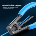thumbnail image 3 of Wire Stripping , PVC Non Slip Handle Fiber Optic Stripper High Hardness Labor Saving  For 1-2 Core 2.1x1.6mm Fibers, 3 of 8
