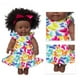 thumbnail image 5 of Vinilo Toy HUOGUO para bebés africanos negros de 31 cm con pelo rizado, 5 of 5