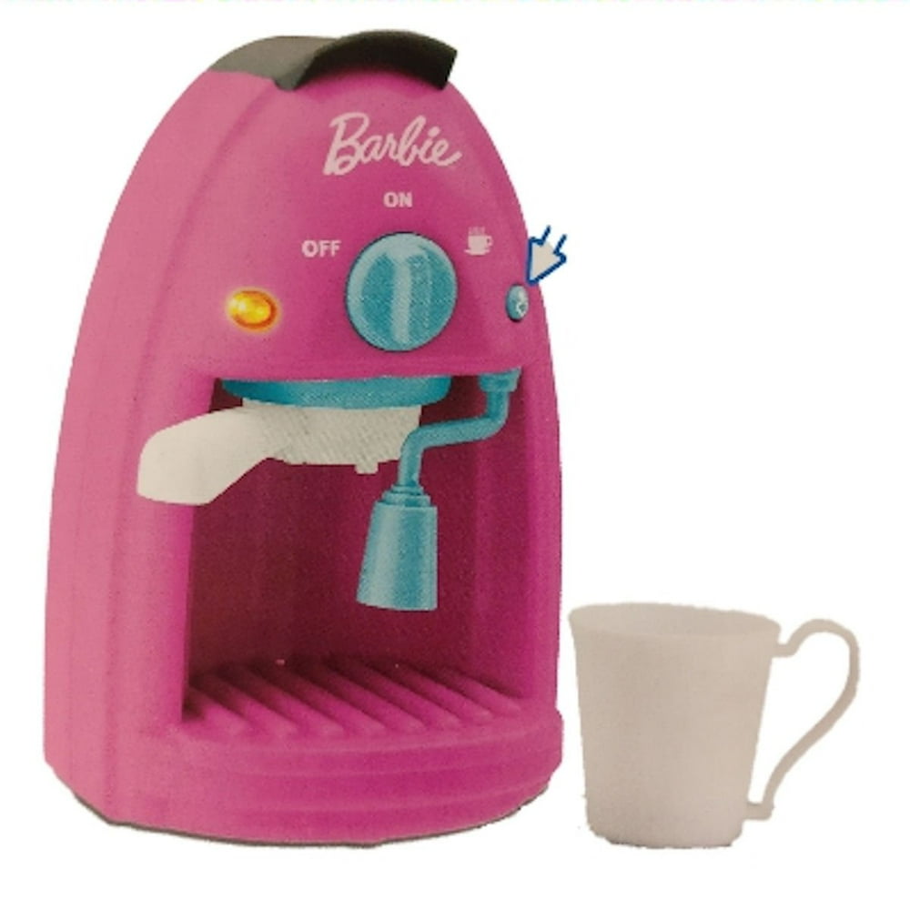 barbie kitchen playset coffee espresso maker