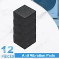 thumbnail image 3 of Uxcell 12 Pack Rubber Anti Vibration Pads, 2" x 2" x 1.2" Square Rubber Shock Absorbing Washer Pads, Non-Skid Protector Mat for Washer Dryer Air Conditioner Compressor, 3 of 6