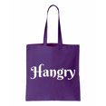 thumbnail image 1 of Hangry, Funny Cotton Canvas Re-Usable Shopping & Carry-All Tote Bag, 1 of 3
