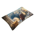 thumbnail image 2 of Haiem Pillowcase for Hair and Skin Queen - Sunset Airplane Travel View Printed Soft Pillowcase with Envelope Closure-20"x30", 2 of 8