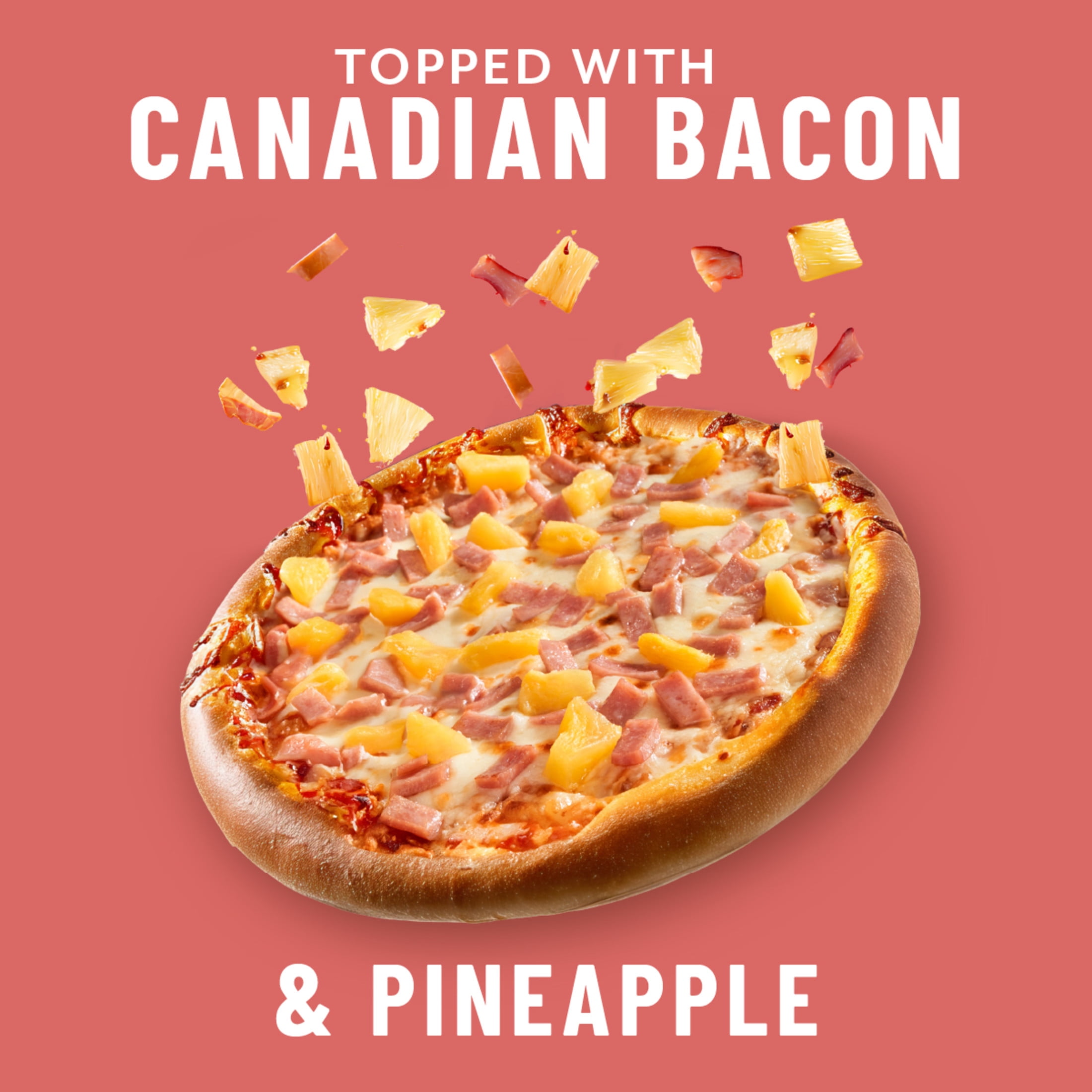 DiGiorno Frozen Pizza, Hawaiian Style Rising Crust, Canadian Bacon and Pineapple, 26.5 oz (Frozen)