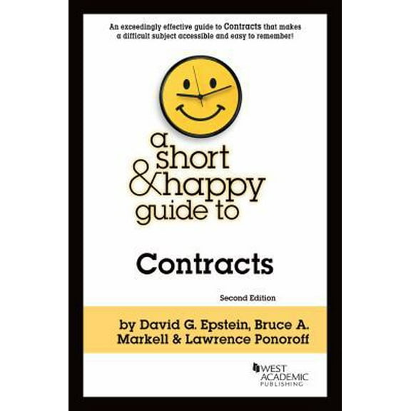 Pre-Owned A Short and Happy Guide to Contracts (Short & Happy Guides) (Paperback) 164020752X 9781640207523