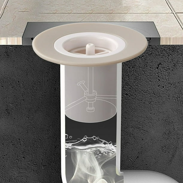 Fiudx Cubierta de Desagüe de Ducha, Filtro de Piso con Control de Olores, Tapa Antirreflujo, Sistema de Drenaje Rápido de 360°, Uso En Baño y Cocina, Fácil Instalación.