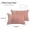 Pink, variant on Peach Pink Texture Outdoor Pillow Covers 20x12 Inch Lumbar Pillow Covers Set of 2 Waterproof Decorative Throw Pillow Cases Country Farmhouse Burlap Stripes Cushion Covers for Patio Garden Couch