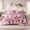 Mauve, variant on Regency Heights Full/Queen Comforter Sets, 3 Pieces Reversible Floral Bedding Sets, Cozy Botanical Flowers Seersucker Comforter Bed Set with Pillow Sham, Sage/Teal