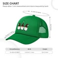 thumbnail image 3 of Christmas Gnomes Hat Mesh Trucker Hat Funny Baseball Cap Men Women, 3 of 6