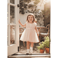 thumbnail image 3 of BemeyourBBs Toddler Baby Girl Fairy Butterfly Dress Glitter Tulle Tutu Dress Sleeveless A-Line Pageant Princess Dress with Sequin Wing Summer Clothes, 3 of 9