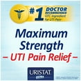 URISTAT Ultra UTI Pain Relief, Cranberry Flavored UTI Treatment Tablets
