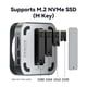 thumbnail image 4 of Base Dock VENTION para Mac mini M4/M4 Pro con Hub 10 en 1 Plateada, 4 of 8