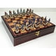 thumbnail image 1 of Juego de ajedrez US American Civil War Generals con tablero de almacenamiento, 1 of 7