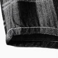 thumbnail image 7 of Maoxin Mens Jacket Men's Lapel Splice Solid Color Multi pocket Button Denim Outwear Trend Long Sleeve Jacket Coat Spring/Autumn Clothing Black L, 7 of 7