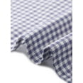 thumbnail image 5 of DARING DIVA Women's Plaid Puff Sleeves Vintage Gingham Blouses M Purple, 5 of 6