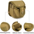 thumbnail image 5 of RV Molle-bolsa táctica para tirachinas, catapulta militar, bolsa de almacenamiento para caza al aire libre (marrón), 5 of 5