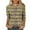 Jaune, variante sur ZMFXJPE Chemisiers pour Femmes en Liquidation Chemises pour Femmes Manches 3/4 Hauts, T-Shirts et Chemisiers pour Femmes Printemps Top Plus Hauts d'Automne pour Femmes, Bleu, 4TG
