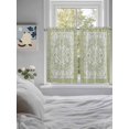 thumbnail image 4 of Kitchen Curtains 45 Inches length, Sage Green Window Treatment Curtain Drapes, Boho Retro Decorative Abstract Floral Ethnic Lightweight Window Panels for Living Room Bedroom, 52"x45", 2 Panels, 4 of 7
