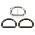 thumbnail image 3 of 27mm Metal D-Ring Buckle Electroplated 3 Color (Total 15 Pack), 3 of 5