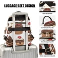 thumbnail image 3 of FORMRS Mini Backpack Purse for Women Travel Daypack Casual Shoulder Bag, White Sweet Cakes, 3 of 7