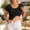 A1 Black, variant on Women's Built-In Bra Ruffle Short Sleeve T-Shirt Underwire Soft Cup Push Up Vest Bottoming Shirt Solid Color Summer Tee Modal Padded Shelf Bras No Bra Needed T Shirt Everyday Base Layer