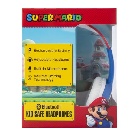 Super Mario Kid-Safe Headphones With Mic