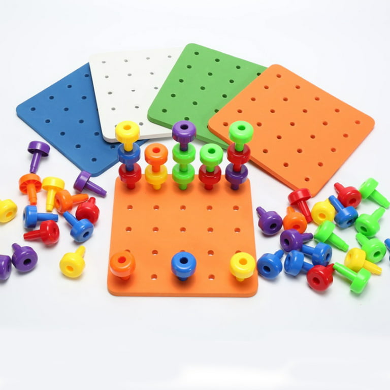 Big Geoboard / Large / Wooden Peg Board / Montessori / Learning Toy /  Sensory Board / Pegboard / Toddler Gift / Preschool Toy / Waldorf -   Norway